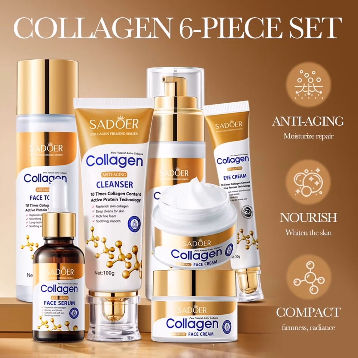 Gamme collagene Sadoer soin visage