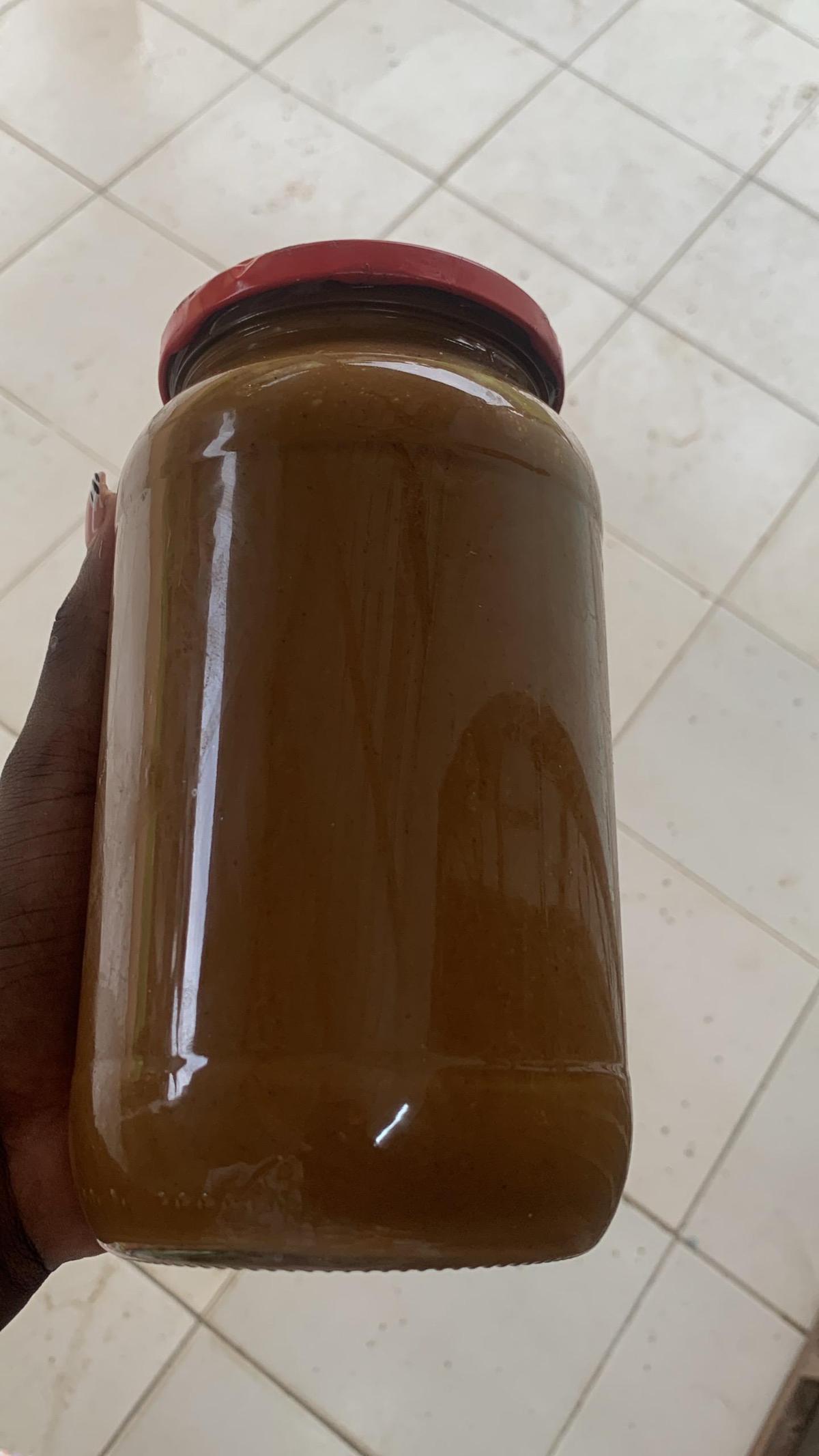 Pot de pâte arachide
