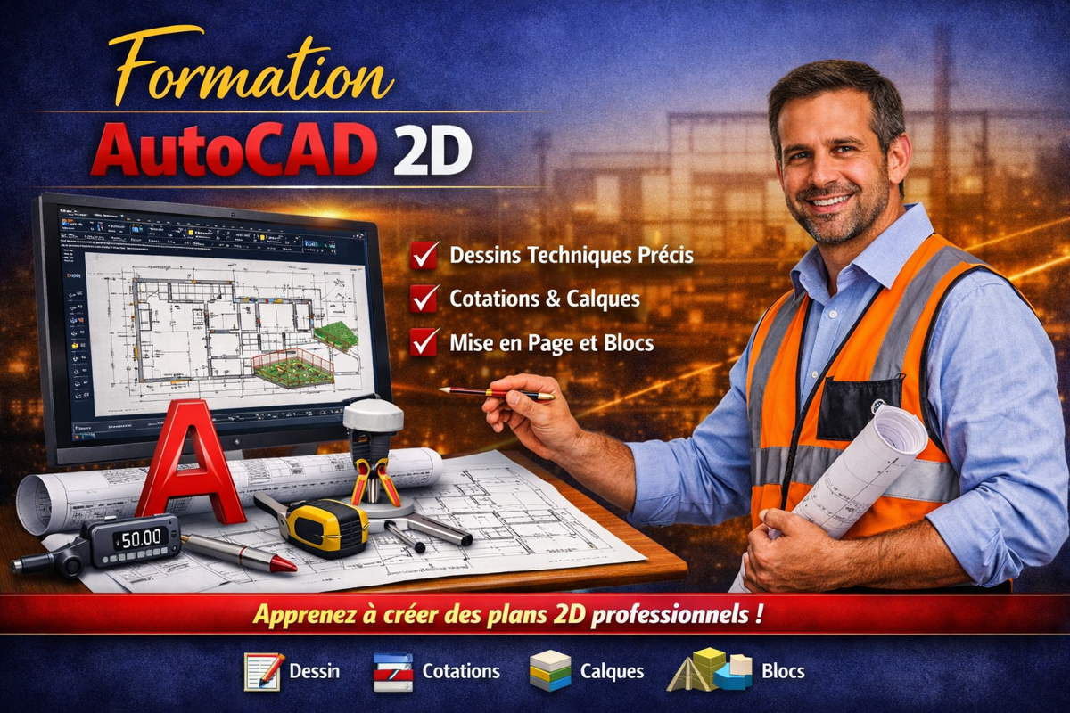 Formation AutocaD 2D et 3D