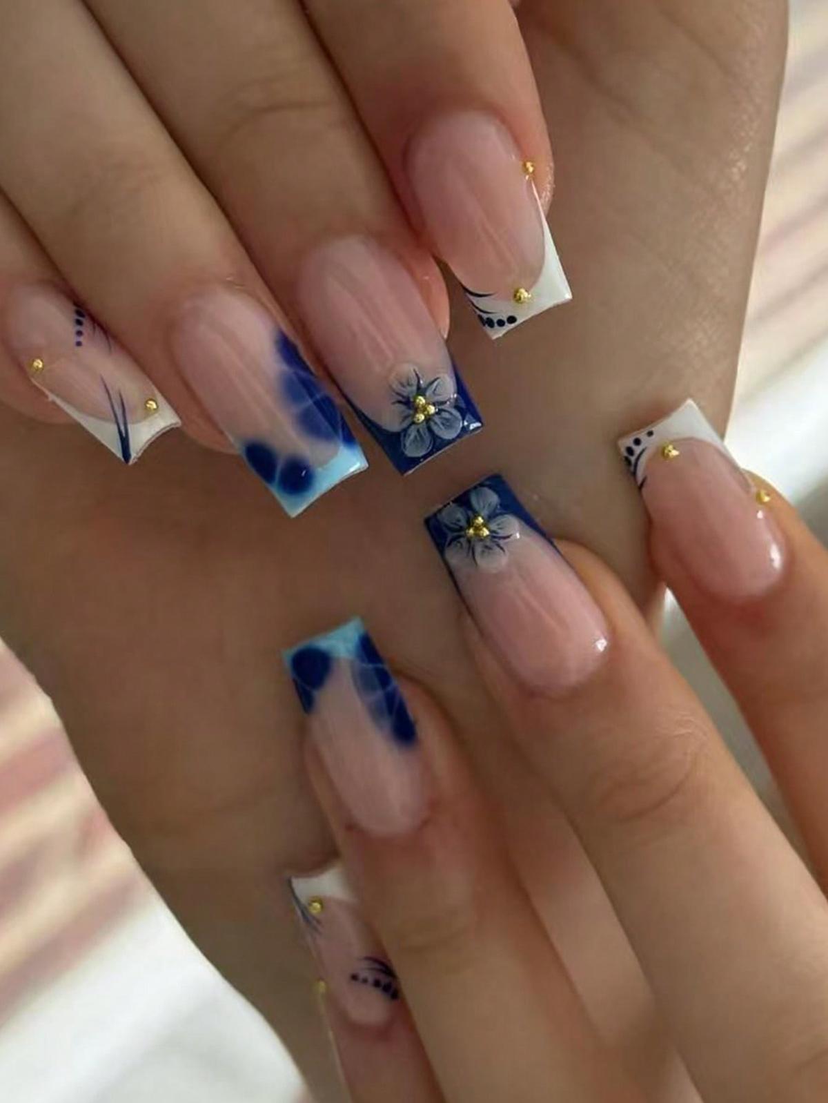 Ongles fleurs 3D